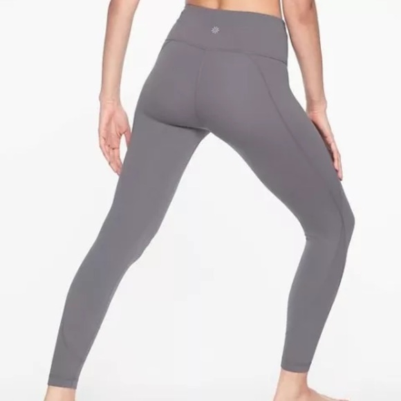 Grey Chaturanga Athletic Yoga Leggings 